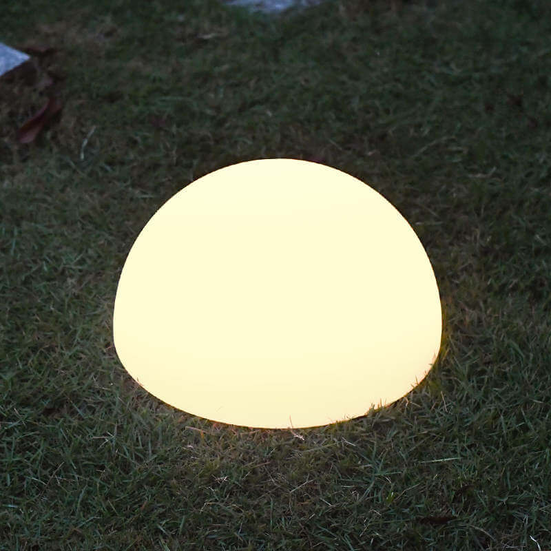 CE Listed Novelty Hemispherical Body LED Solar Floor Lamp Lights