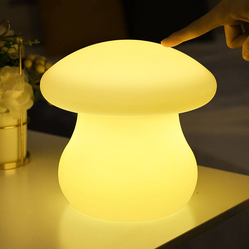 Classic Mushroom Inspired USB Rechargeable LED Table Lamp