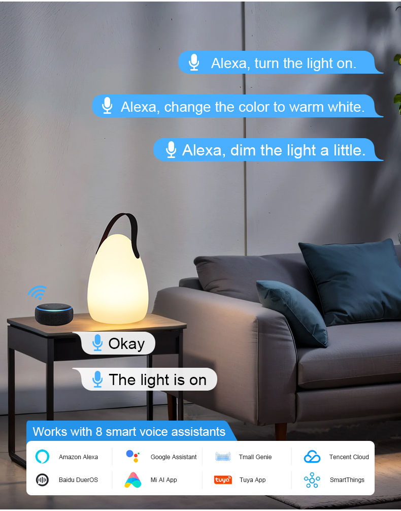 Smart Table Lamp | Portable Table Lamp | LED Lantern | Light Venus