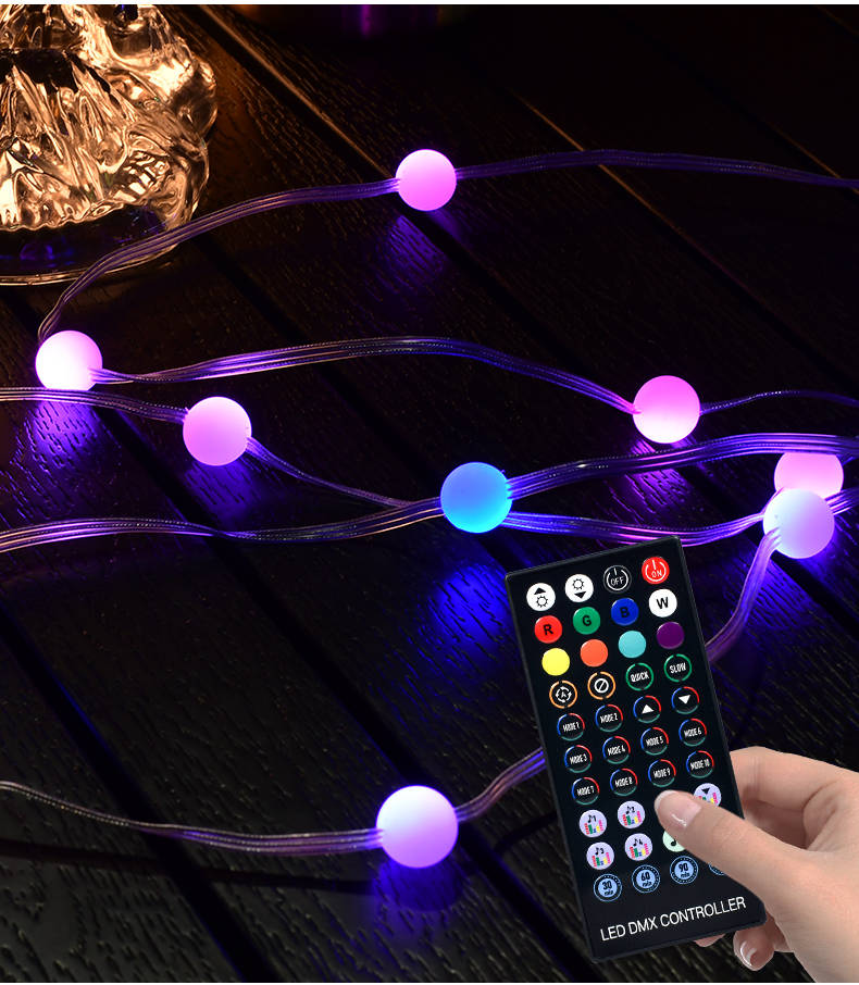 Outdoor Weatherproof Multi Colored RGBW LED Festoon String Lights