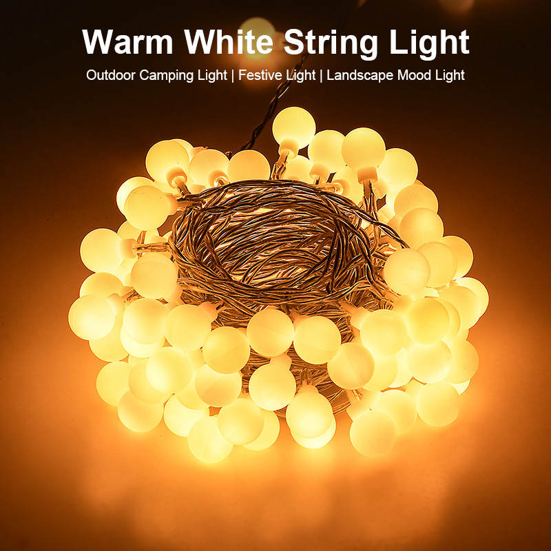 Decorative Waterproof Outdoor LED Globe String Lights