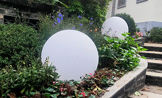 Our LED Solar Ball Lights have been Selected as Landscape Luminaires